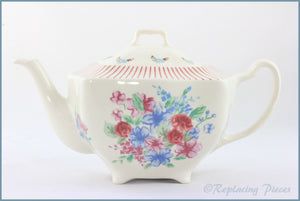 Johnson Brothers - Farmhouse Chic (Silky Stripe) - Teapot