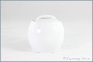 Denby - White - Lidded Sugar Bowl